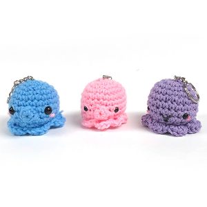 Kawaii Octopus Keychain