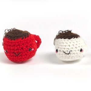Kawaii Coffee Keychains