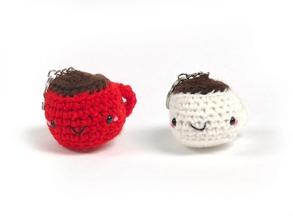 Kawaii Coffee Keychains