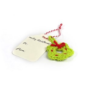 Gift Tag Wreath Ornament