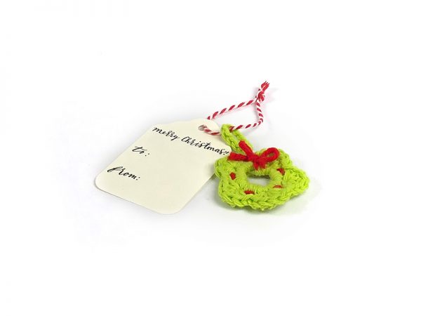 Gift Tag Wreath Ornament